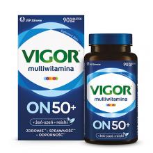Zdjęcie produktu - VIGOR Multiwitamina ON 50+, 90 tabletek