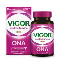 Zdjęcie produktu - Vigor Multiwitamina ONA, 60 tabl. - zestaw witamin i minerał&oacute;w z ashwagandhą