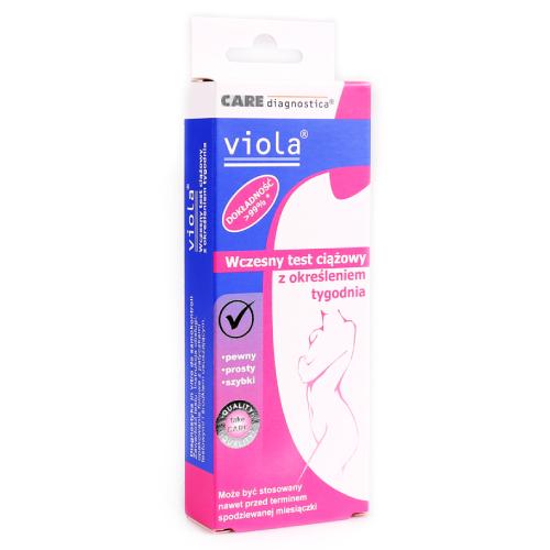 Zdjęcie produktu - VIOLA Wczesny test ciążowy z określeniem tygodnia, 1szt.