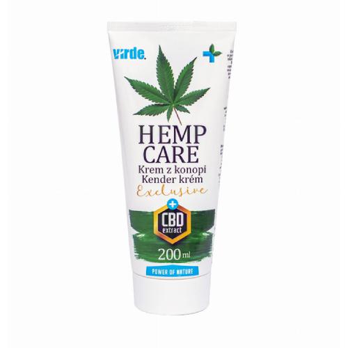 Zdjęcie produktu - VIRDE Hemp Care Exclusive + CBD - Krem z konopi, 200ml 