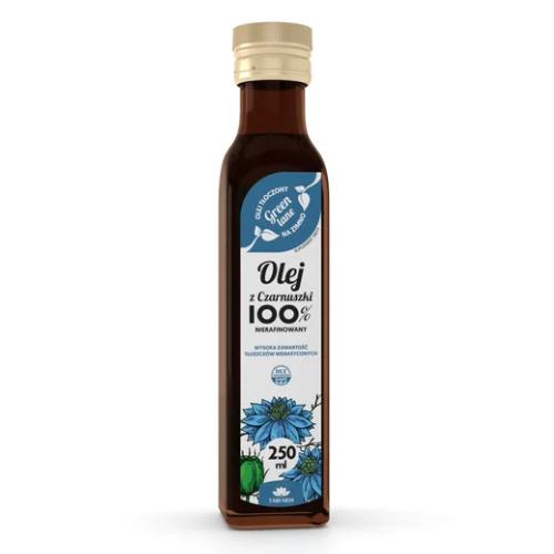 Zdjęcie produktu - Olej z czarnuszki 100% nierafinowany, 250 ml