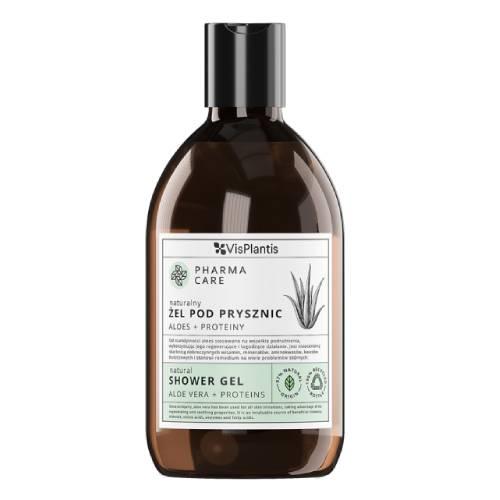 Zdjęcie produktu - Vis Plantis Pharma Care Żel pod prysznic Aloes+Proteiny, 500ml