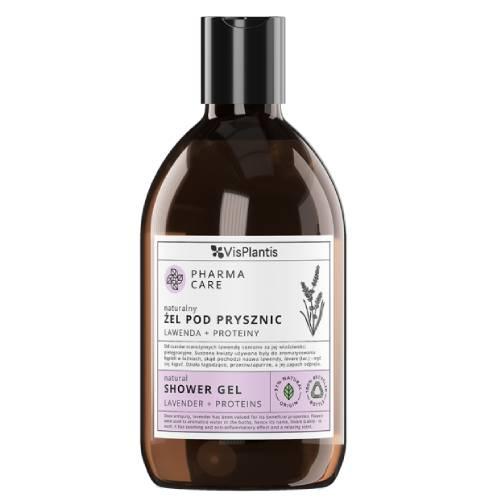 Zdjęcie produktu - Vis Plantis Pharma Care Żel pod prysznic Lawenda+Proteiny, 500ml