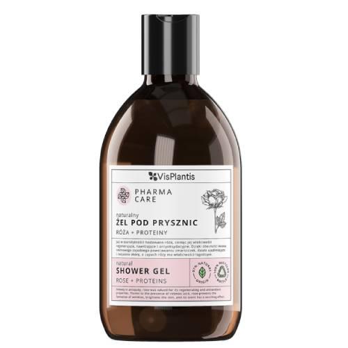 Zdjęcie produktu - Vis Plantis Pharma Care Żel pod prysznic R&oacute;ża+Proteiny, 500ml