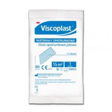 Zdjęcie produktu - VISCOPLAST Gaza opatrunkowa jałowa 0,5 m2 - 1 sztuka 