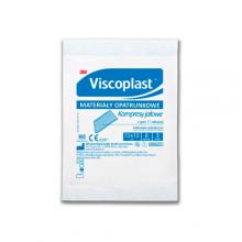 Zdjęcie produktu - VISCOPLAST Kompres gaza jałowa 7,5 x 7,5 cm - 3 sztuki 