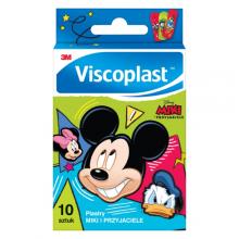 Zdjęcie produktu - VISCOPLAST Miki i Przyjaciele Plastry, 10szt