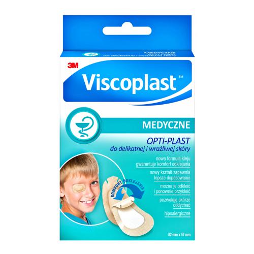 Zdjęcie produktu - VISCOPLAST Opti-Plast Plastry do delikatnej i wrażliwej sk&oacute;ry 8x5,7cm, 5 sztuk