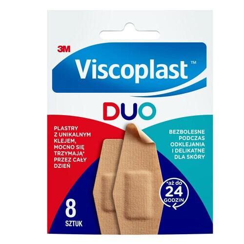 Zdjęcie produktu - VISCOPLAST Duo Plastry, 8 sztuk