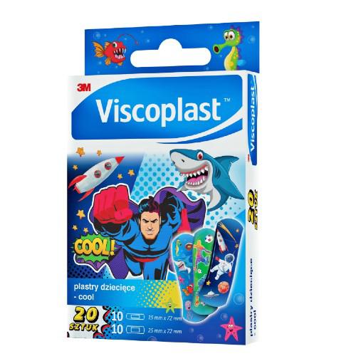 Zdjęcie produktu - VISCOPLAST Plastry dla dzieci - cool, 20 sztuk