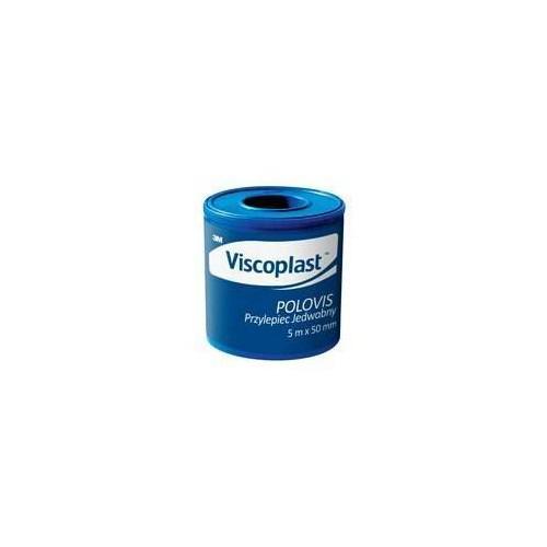 Zdjęcie produktu - VISCOPLAST POLOVIS Przylepiec jedwabny 5m x 50mm, 1 sztuka