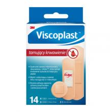 Zdjęcie produktu - VISCOPLAST Zestaw plastr&oacute;w tamujących krwawienie (14 plastr&oacute;w) - 1 opakowanie