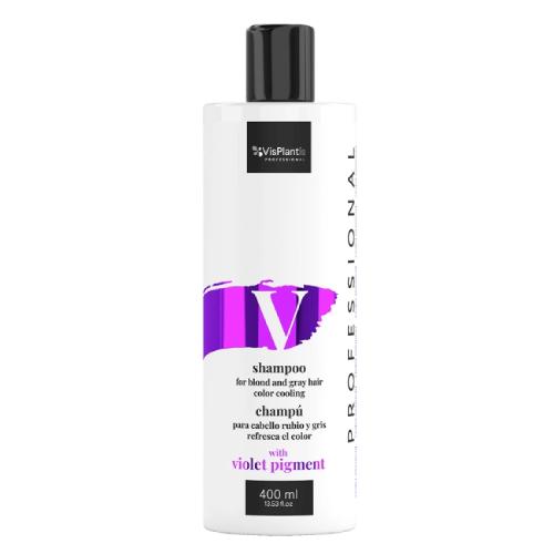 Zdjęcie produktu - VisPlantis Professional Szampon do włos&oacute;w blond i siwych ochładzający kolor, 400ml