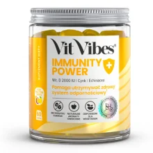 Zdjęcie produktu - Vit Vibes Immunity Power żelki smak marakuja cytryna, 60 szt.