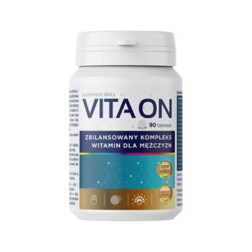 Zdjęcie produktu - Vita On Zbilansowany kompleks witamin dla mężczyzn, 90 tabl.