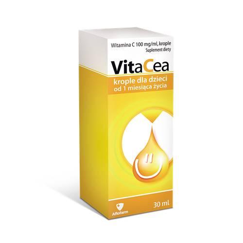 Zdjęcie produktu - AFLOFARM VitaCea krople dla dzieci, 30ml