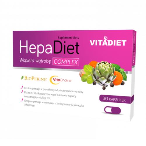 Zdjęcie produktu - VITADIET HepaDiet Complex, 30 kaps.
