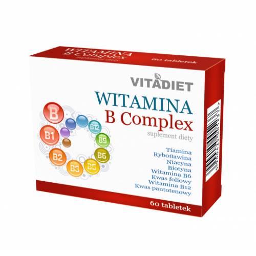 Zdjęcie produktu - VITADIET Witamina B Complex, 60 tabletek