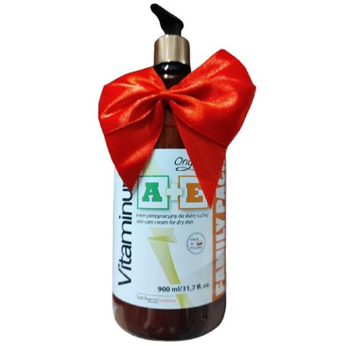 Zdjęcie produktu - Red Pharma Vitaminum A+E Krem do sk&oacute;ry suchej Family Pack, 900 ml