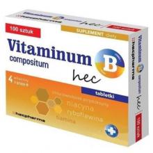 Zdjęcie produktu - Vitaminum B compositum hec - 50 tabletek