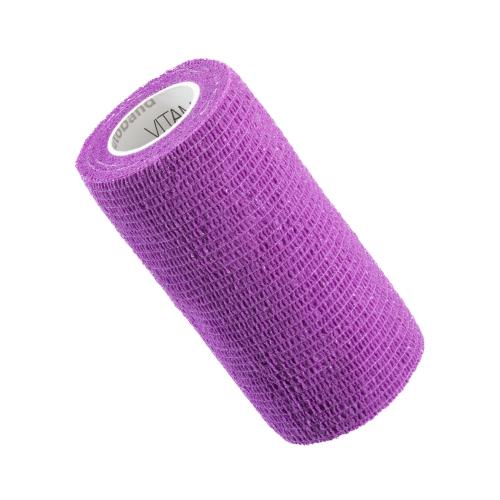 Zdjęcie produktu - VITAMMY Autoband Elastyczny bandaż kohezyjny 10cm x 450cm Fioletowy