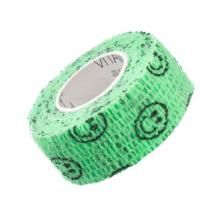 Zdjęcie produktu - VITAMMY Autoband Elastyczny bandaż kohezyjny 2,5cm x 450cm Zielone buźki
