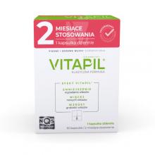 Zdjęcie produktu - VITAPIL z biotyną i bambusem - sk&oacute;ra, włosy, paznokcie, 60 kaps.