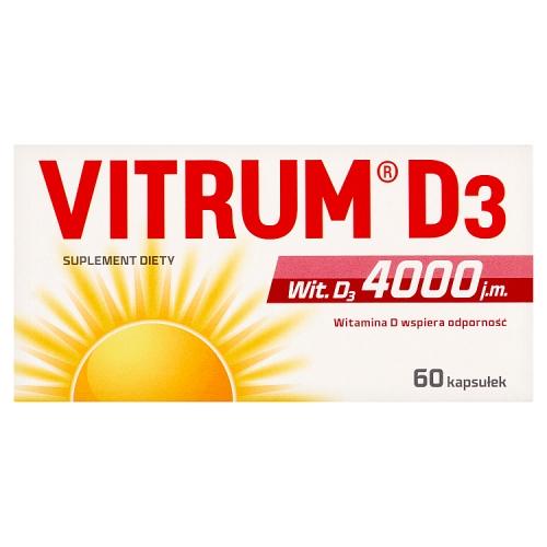 Zdjęcie produktu - Vitrum D3 4000 j.m., 60 kaps.