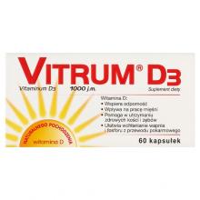 Vitrum D3 kaps. 0,025mgnD3 1000j.m 60kaps.
