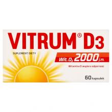 Zdjęcie produktu - VITRUM D3 Witamina D3 2000 j.m., 60 kaps.