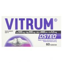 Zdjęcie produktu - Vitrum Osteo Ca 500mg + Mg 200mg + Wit. D 800 j.m. + Zn 4,5mg, 60tabl.
