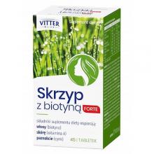 Zdjęcie produktu - Vitter Blue Skrzyp z biotyną Forte, 45 tabl.