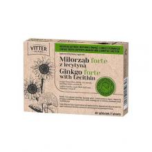 Zdjęcie produktu - Vitter Miłorząb Forte z lecytyną, 30 tabl.