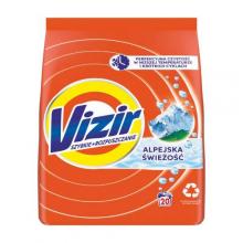 Zdjęcie produktu - Vizir Proszek do prania Alpejska Świeżość 20 prań, 1,1 kg