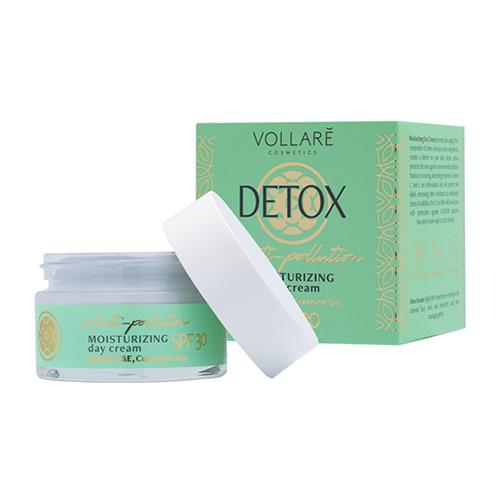 VOLLARE Detox Kreator Ochrony Nawilżający krem do twarzy na dzień SPF 30, 50ml