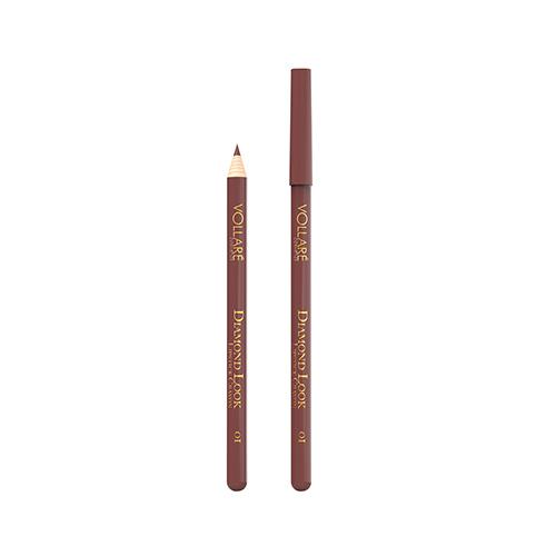 VOLLARE Kredka do ust Diamond Look 01 Dirty Rose, 1 szt.