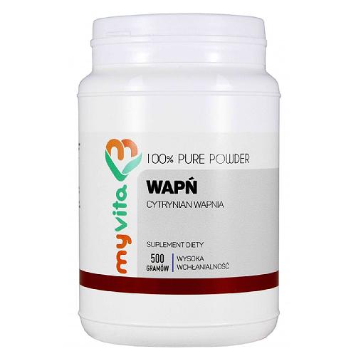 Zdjęcie produktu - MyVita Wapń proszek, 500 g