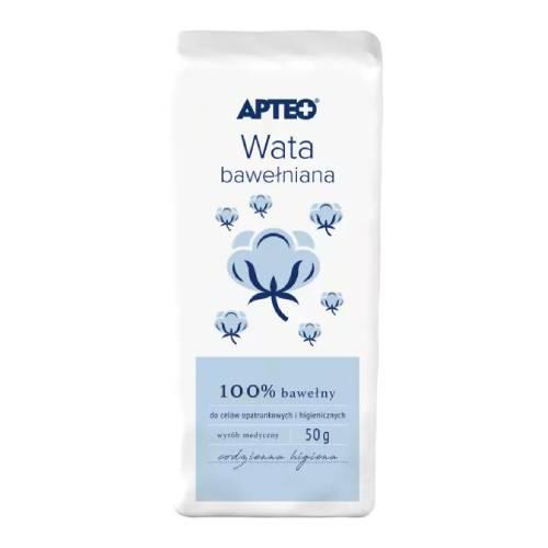 Zdjęcie produktu - APTEO CARE Wata bawełniana, 50g