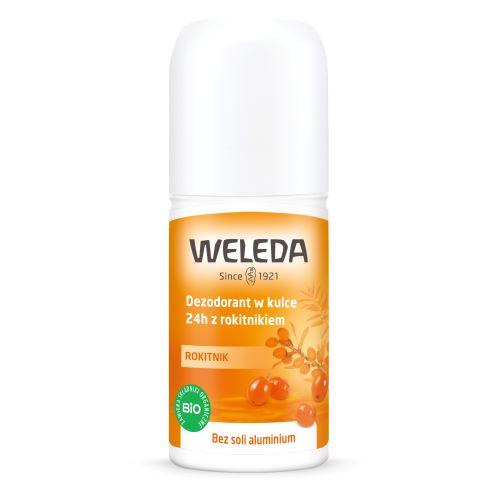 Zdjęcie produktu - WELEDA Dezodorant w kulce 24h z rokitnikiem, 50ml