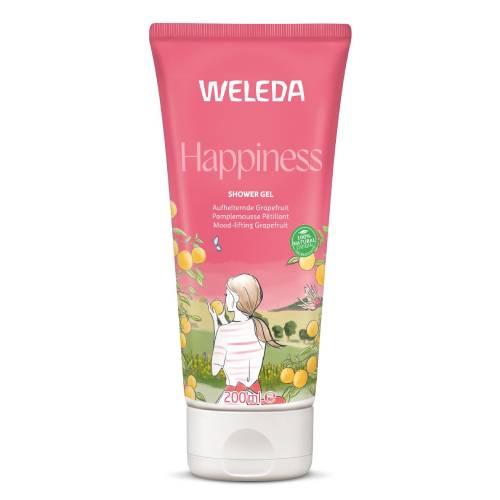 Zdjęcie produktu - Weleda Happiness Żel pod prysznic z grejpfrutem, 200 ml 