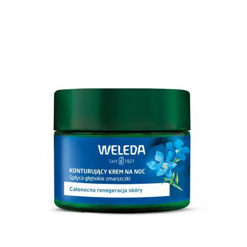 Zdjęcie produktu - WELEDA Konturujący krem na noc z goryczką letnią i szarotką alpejską, 40ml