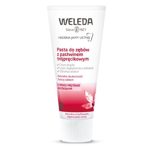 Zdjęcie produktu - WELEDA Pasta do zęb&oacute;w z pastwinem tr&oacute;jpręcikowym, 75ml