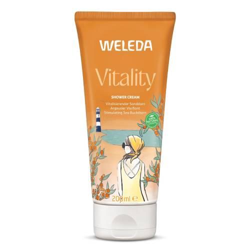 Zdjęcie produktu - Weleda Vitality Kremowy płyn pod prysznic z rokitnikiem, 200 ml