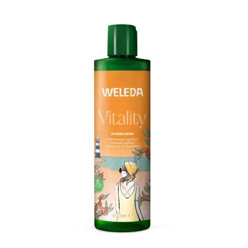 Zdjęcie produktu - Weleda Vitality Kremowy płyn pod prysznic z rokitnikiem, 400 ml
