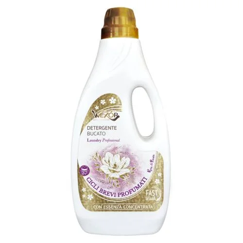 Zdjęcie produktu - Wexor Perfumowany żel do prania z balsamem Rosa & Peonia, 1,5 l