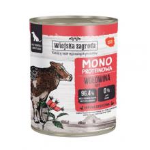 Zdjęcie produktu - Wiejska Zagroda Karma mokra dla psa Monoproteinowa Wołowina (dorosły), 800 g