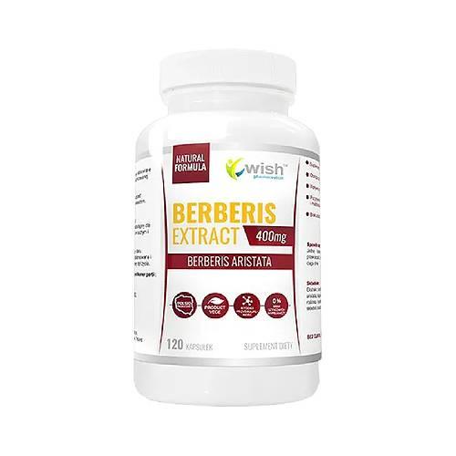 Zdjęcie produktu - Wish Pharmaceutical Berberis Extract 400 mg, 120 kaps.