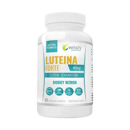 Zdjęcie produktu - Wish Pharmaceutical Luteina Forte 40 mg, 60 kaps.