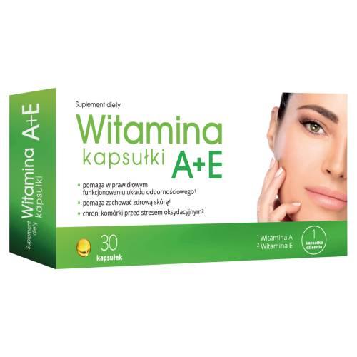 Zdjęcie produktu - Witamina A+E kapsułki, 30 kaps.