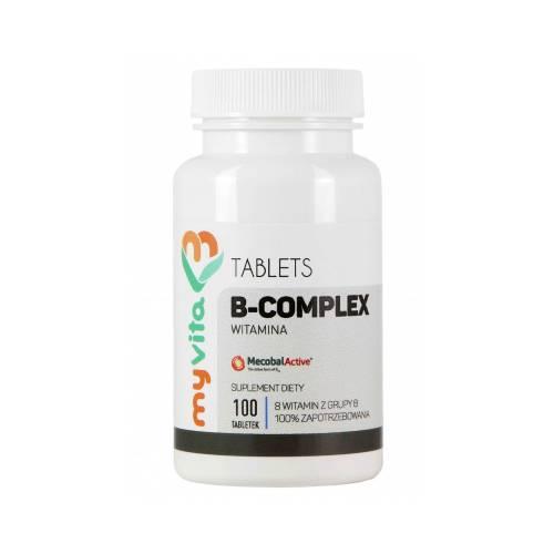 Zdjęcie produktu - MyVita Witamina B Complex, 100 tabl.